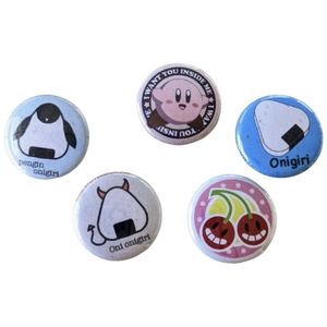 Kawaii Japanese Cute Mini Graphic Pins Bundle 🎌✨